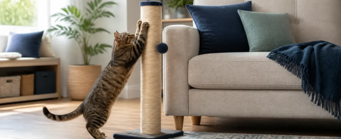 How to Stop a Cat Scratching the Sofa Without Punishment