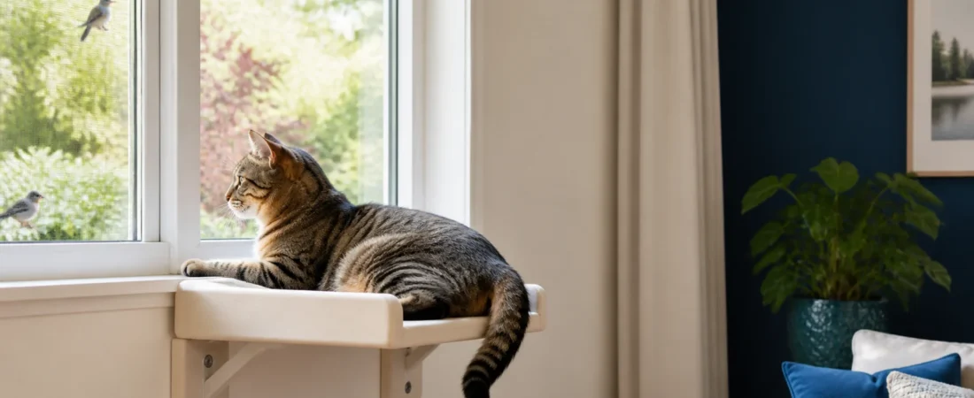 How to Choose and Set Up a Safe Cat Window Perch