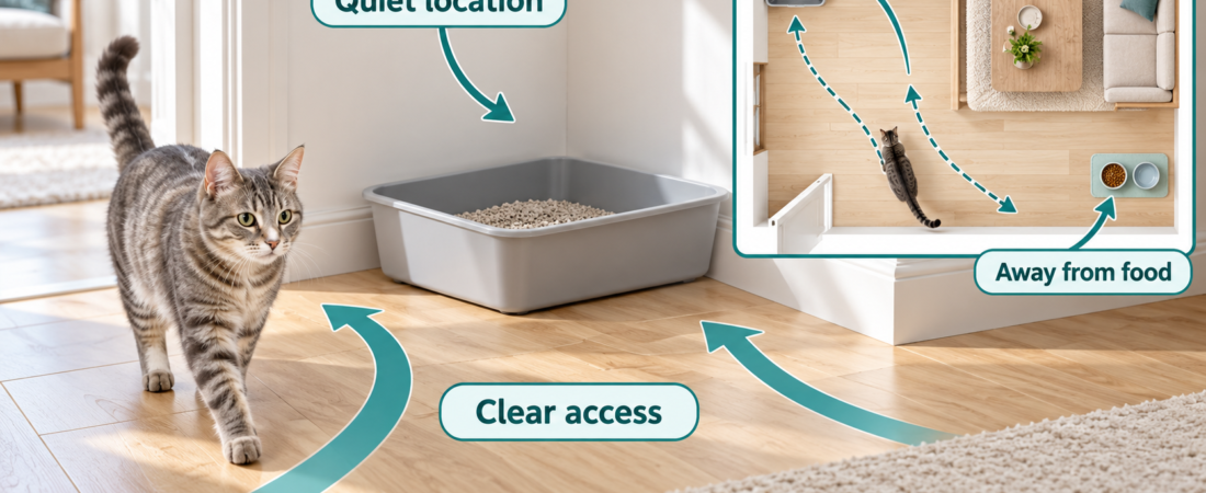 Where to Put a Cat Litter Box: A Room-by-Room Check
