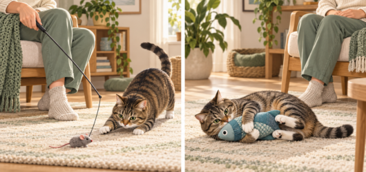 Cat Bites Your Hands During Play? Change the Target