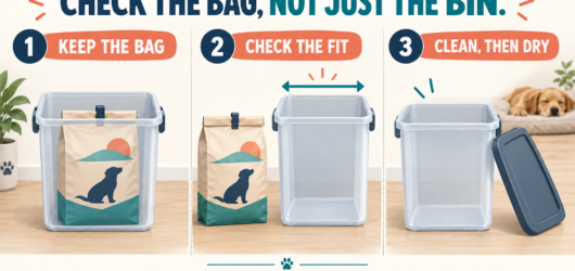 Dry Dog Food Storage: Keep the Bag and Check the Fit